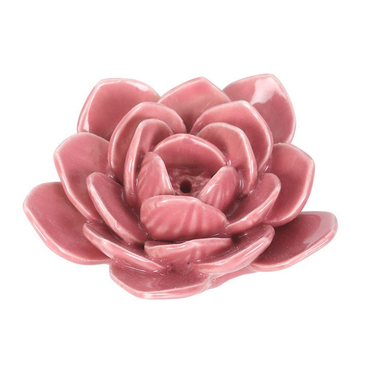 Pink Water Lily Incense Stick Holder - Alchem Soul