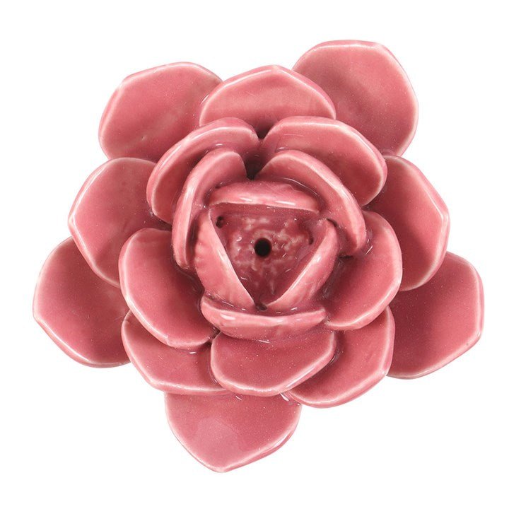 Pink Water Lily Incense Stick Holder - Alchem Soul
