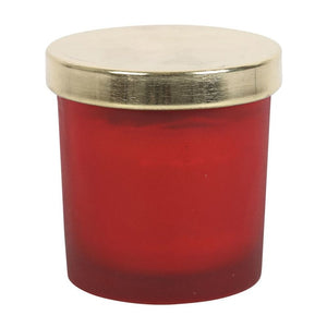 Root Chakra Strawberry Crystal Chip Candle - Alchem Soul