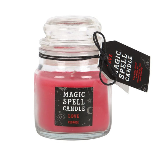 Rose 'Love' Spell Candle Jar - Alchem Soul