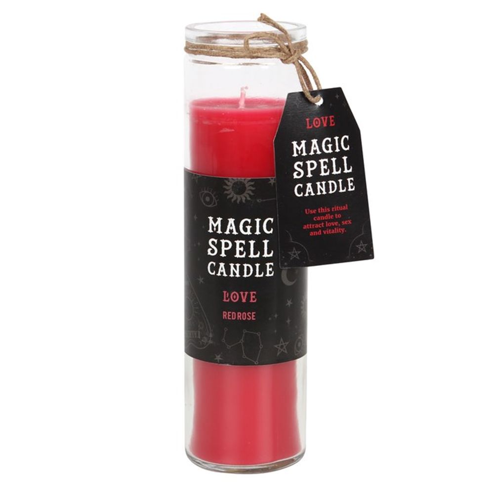 Rose 'Love' Spell Tube Candle - Alchem Soul