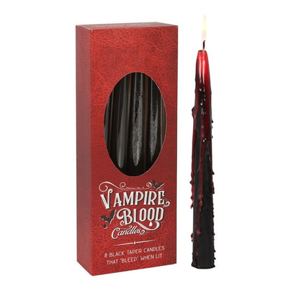 Set of 8 Vampire Blood Taper Candles - Alchem Soul