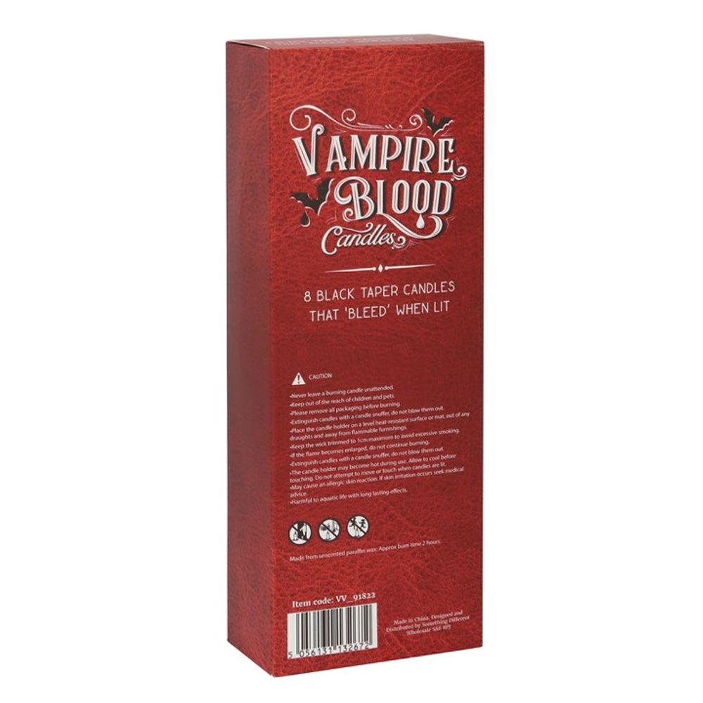 Set of 8 Vampire Blood Taper Candles - Alchem Soul