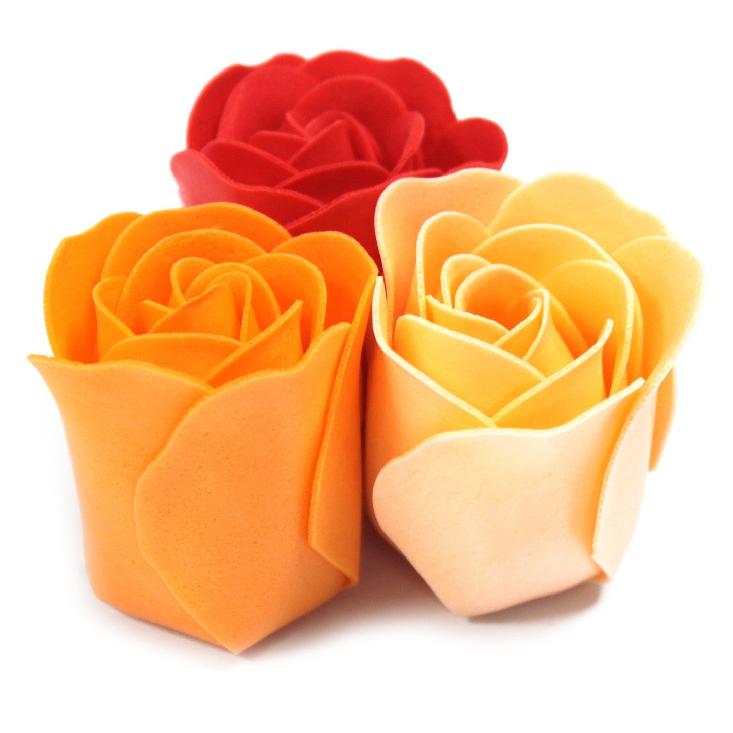 Set of 9 Soap Flower Box - Peach Roses - Alchem Soul