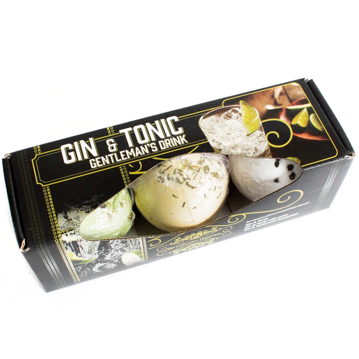 Set of Three Gin & Tonic Bath Bombs - Alchem Soul