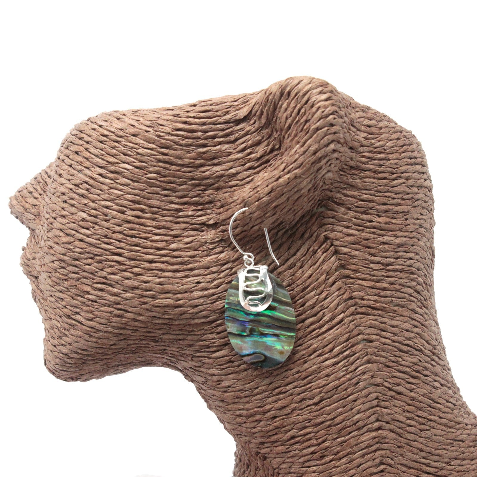 Shell & Silver Earrings - Abalone - Alchem Soul