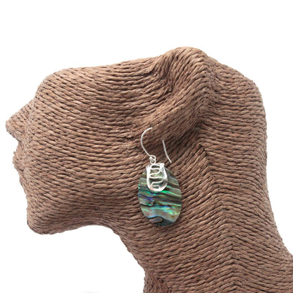 Shell & Silver Earrings - Abalone - Alchem Soul