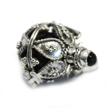 Silver Angel Bell - Darkness - 16mm - Alchem Soul