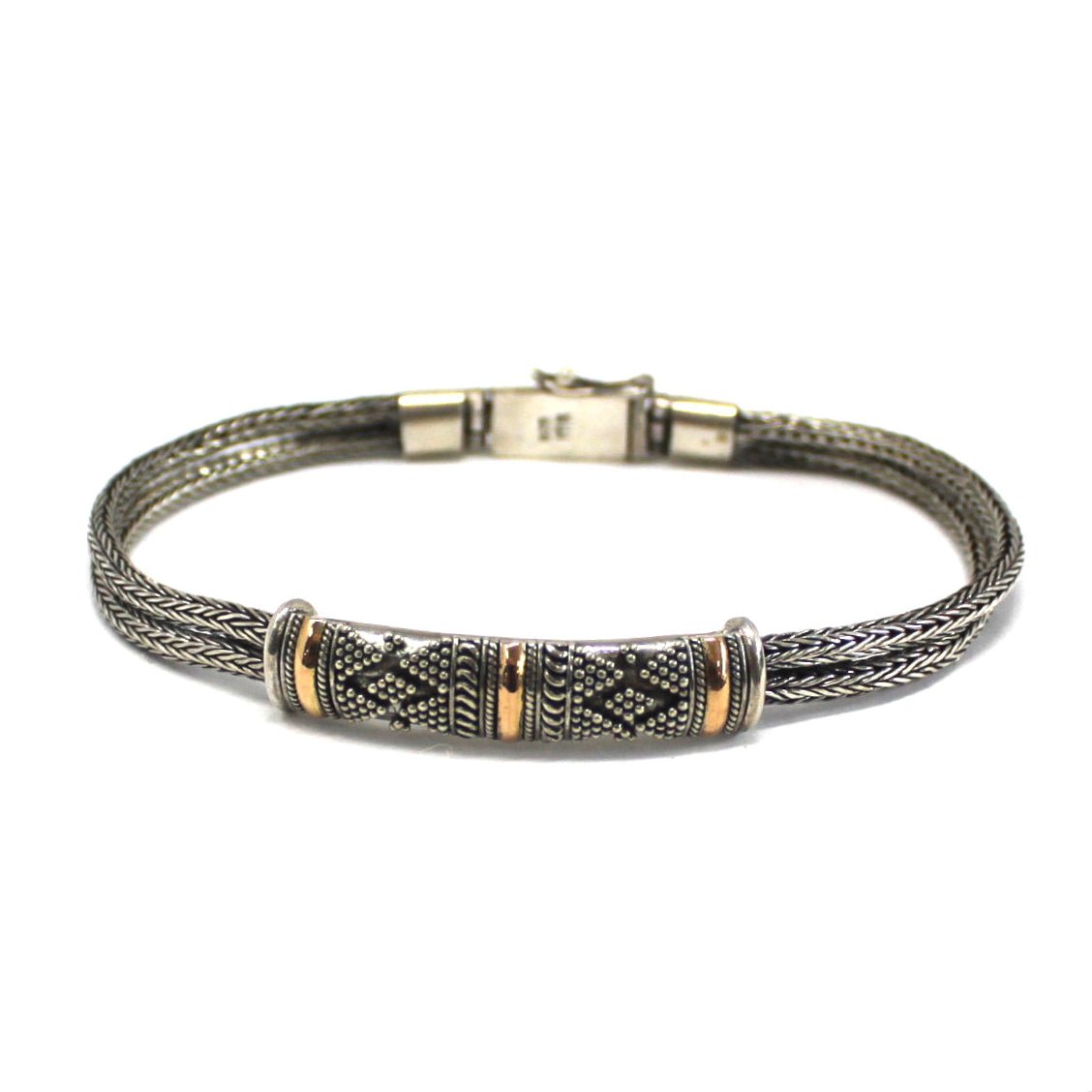 Silver & Gold Bracelet - Unisex Single Chain - Alchem Soul