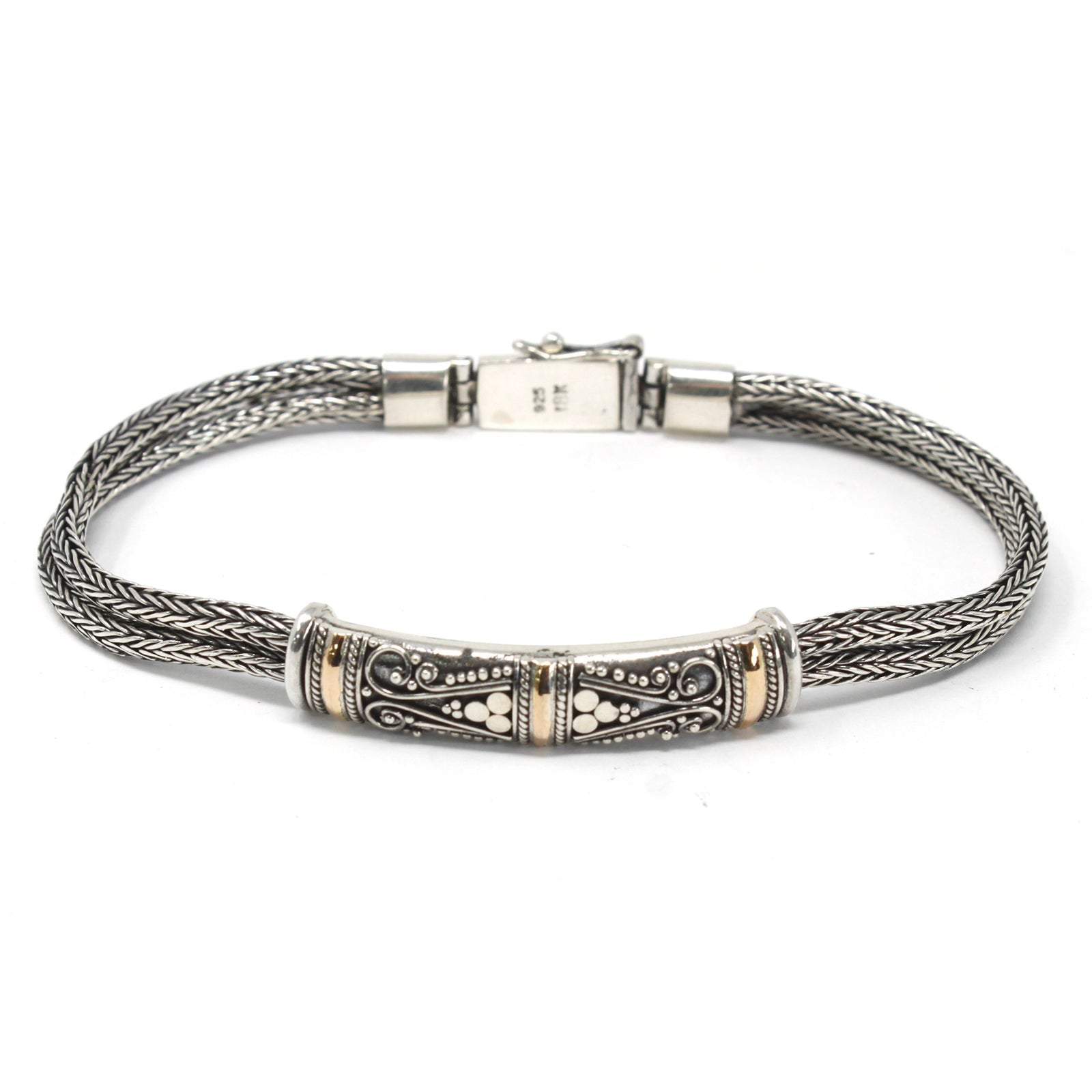 Silver & Gold Bracelet - Unisex Twin Chain - Alchem Soul