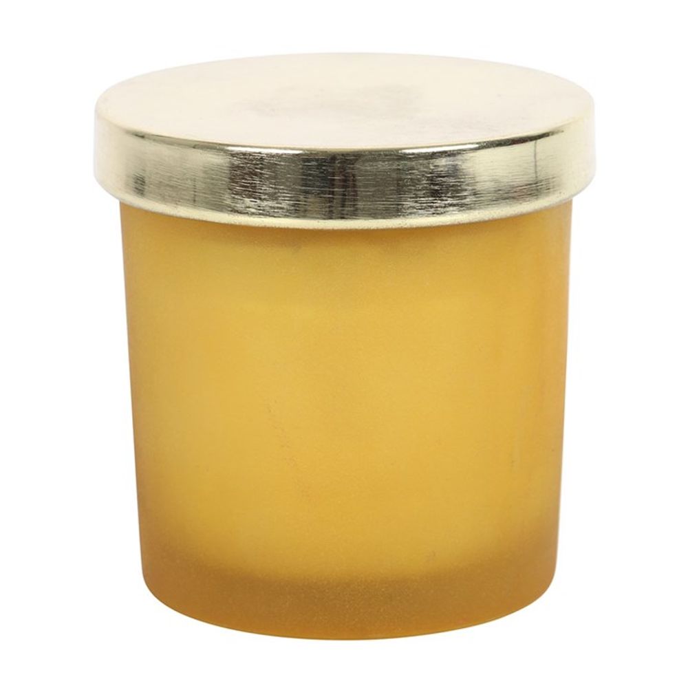 Solar Plexus Chakra Lemon Crystal Chip Candle - Alchem Soul