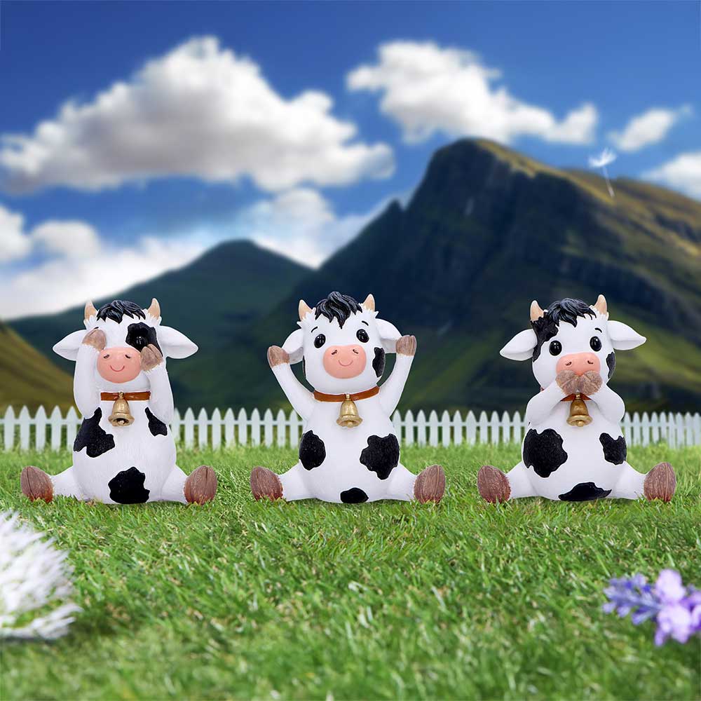 Three Wise Cows 9cm - Alchem Soul