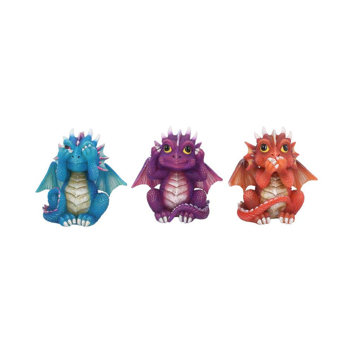 Three Wise Dragonlings 8.5cm - Alchem Soul