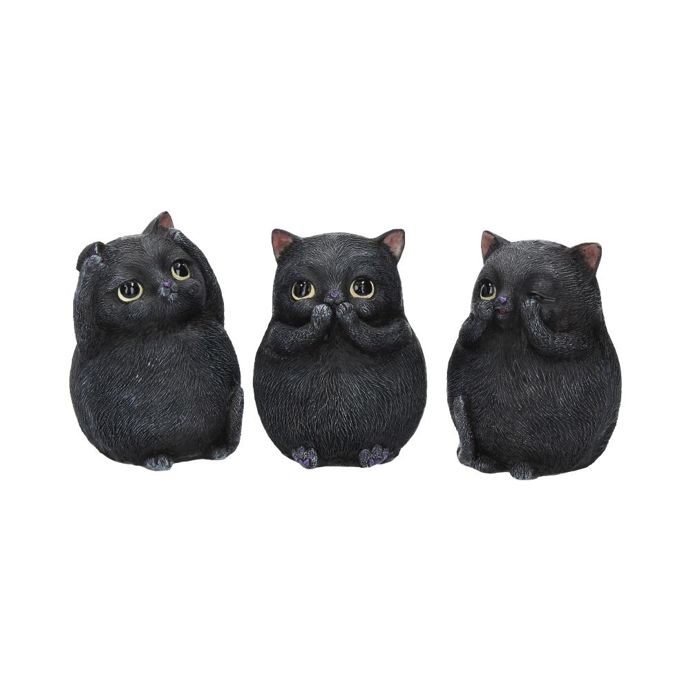 Three Wise Fat Cats 8.5cm - Alchem Soul