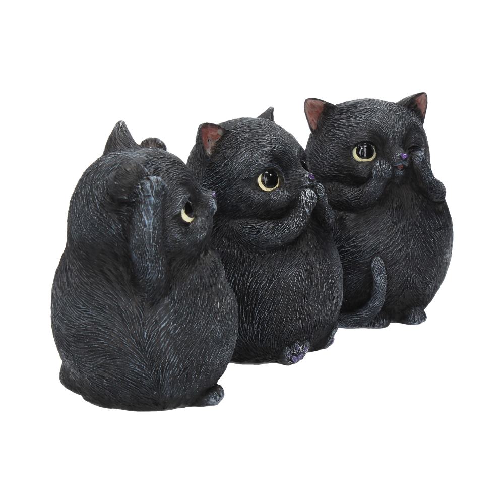 Three Wise Fat Cats 8.5cm - Alchem SoulNemesis Now