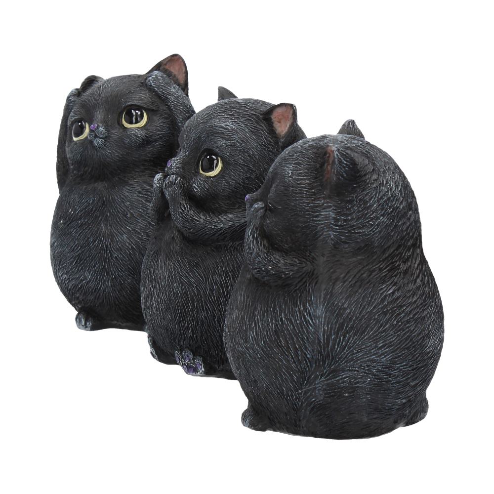 Three Wise Fat Cats 8.5cm - Alchem SoulNemesis Now