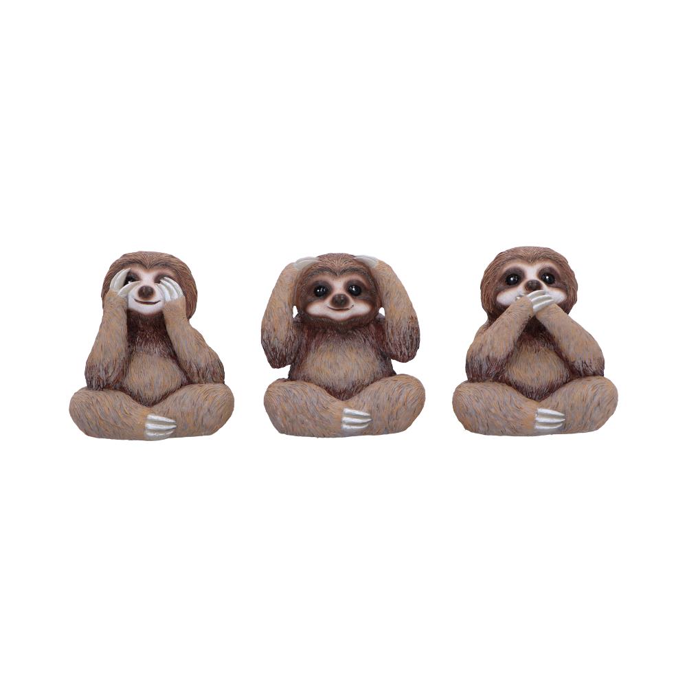 Three Wise Sloths 8cm - Alchem Soul
