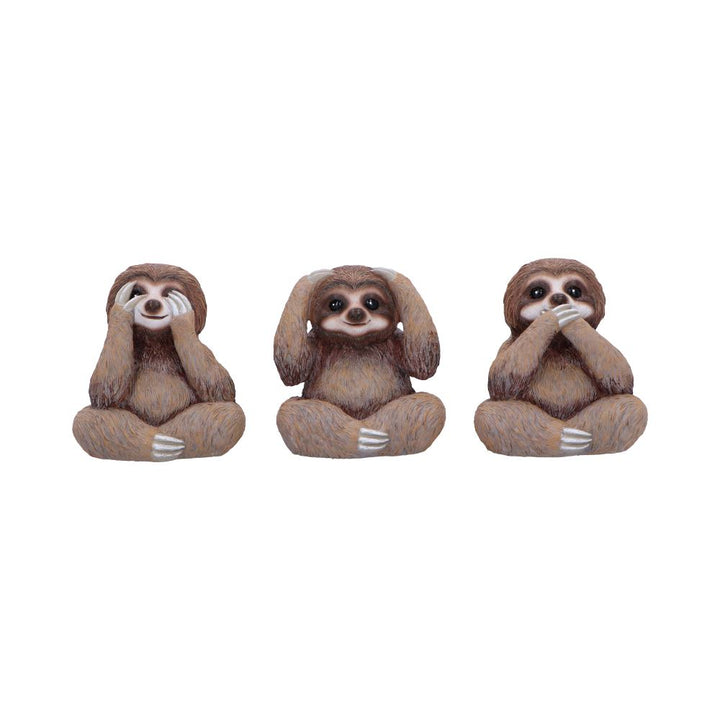 Three Wise Sloths 8cm - Alchem Soul