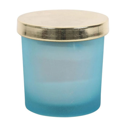 Throat Chakra Blueberry Crystal Chip Candle - Alchem Soul