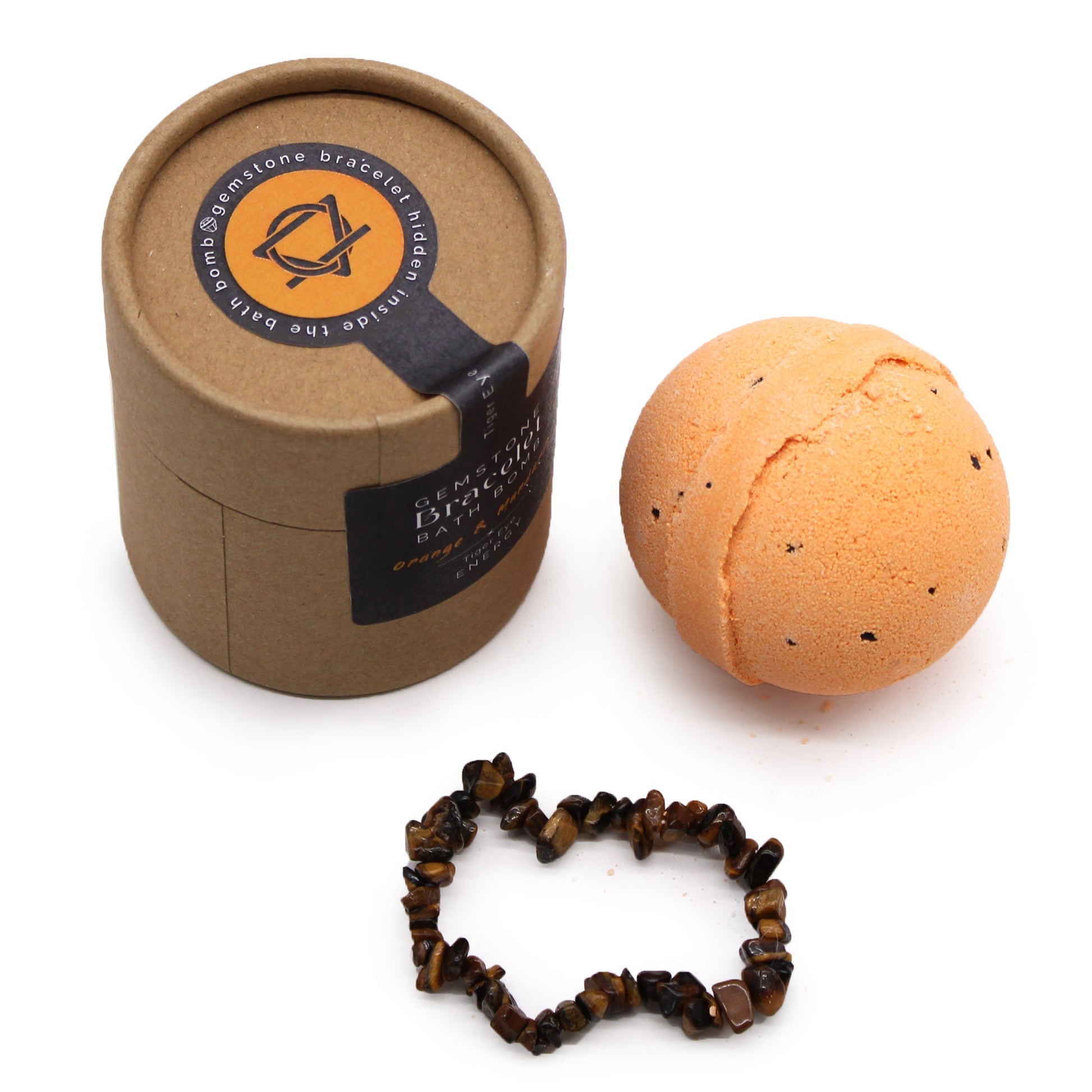 Tiger Eye Gem Bracelet Bath Bomb - Alchem Soul