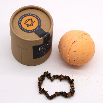 Tiger Eye Gem Bracelet Bath Bomb - Alchem Soul