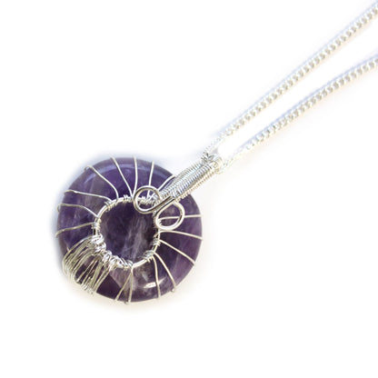 Tree of Life Gemstone Necklace - Amethyst - Alchem Soul