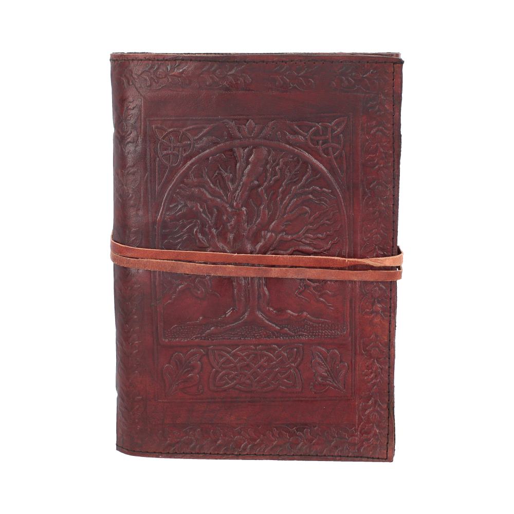 Tree Of Life Leather Embossed Journal 18 x 25cm - Alchem Soul