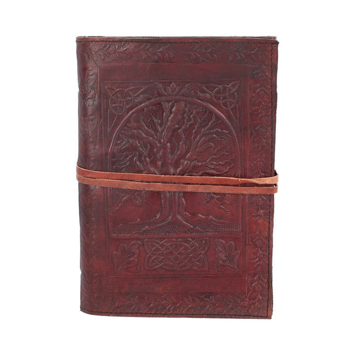 Tree Of Life Leather Embossed Journal 18 x 25cm - Alchem Soul