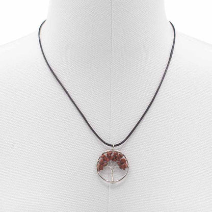 Tree of Life Pendant - Red Jasper - Alchem Soul