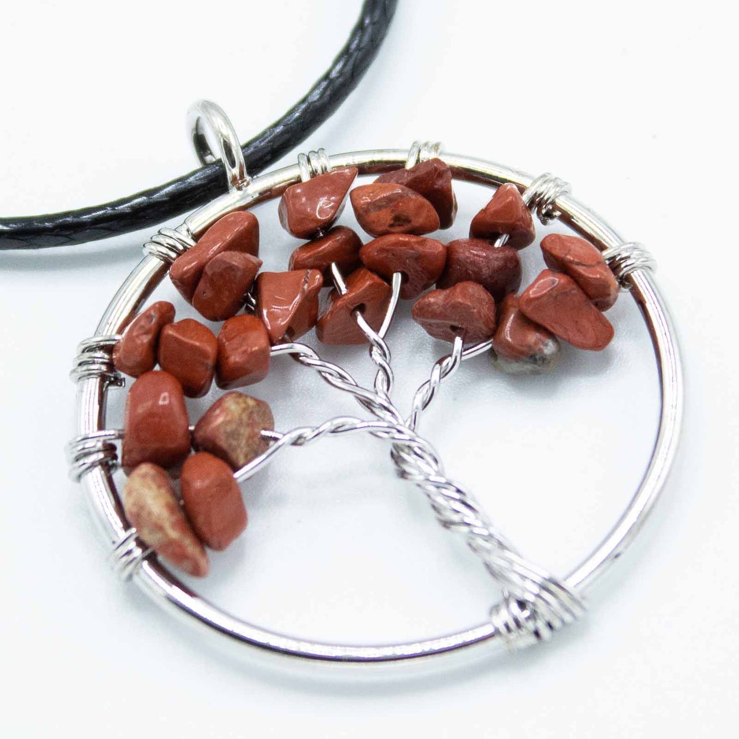 Tree of Life Pendant - Red Jasper - Alchem Soul