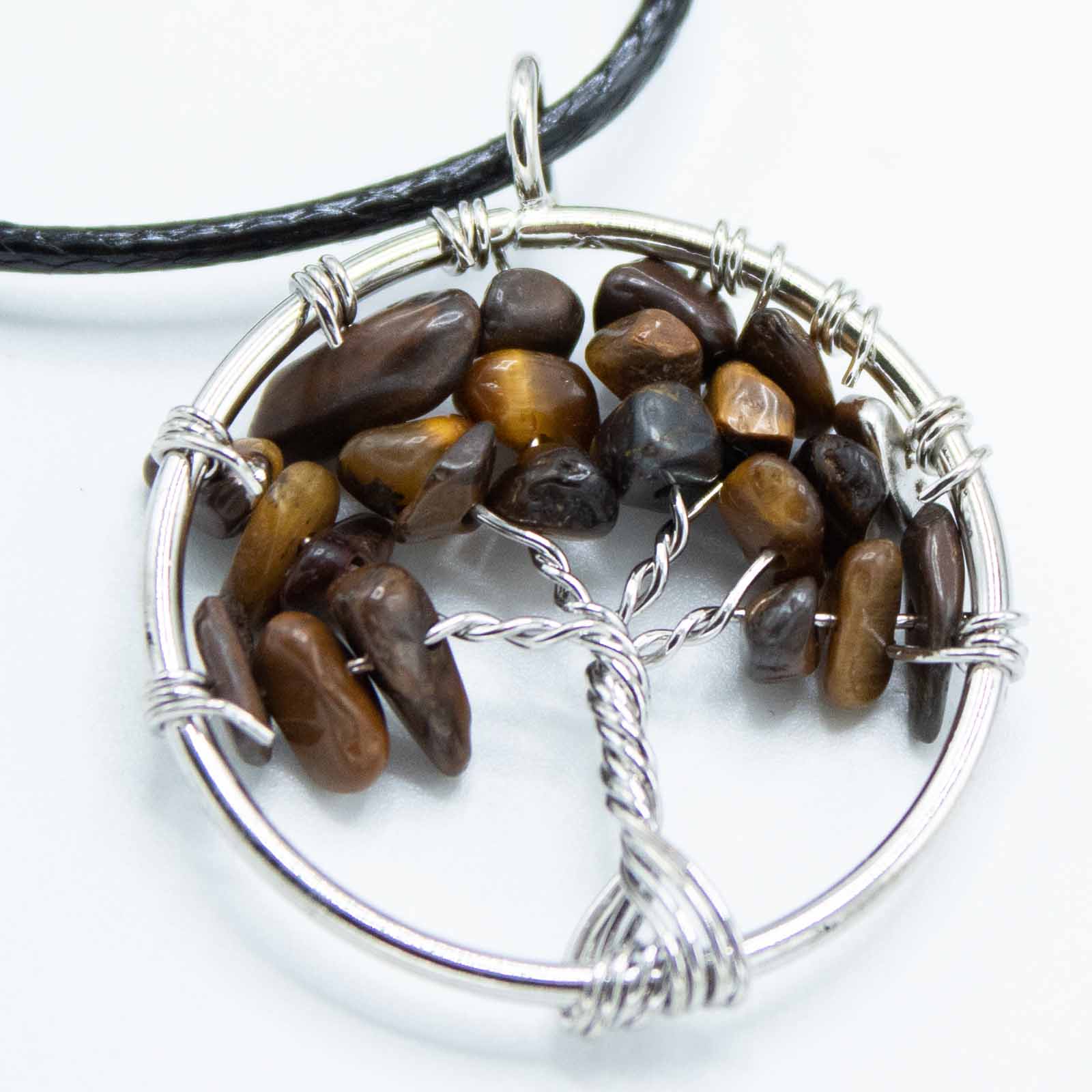 Tree of Life Pendant - Tiger Eye - Alchem Soul