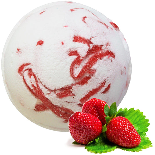 Tropical Paradise Coco Bath Bomb - Strawberry - Alchem Soul