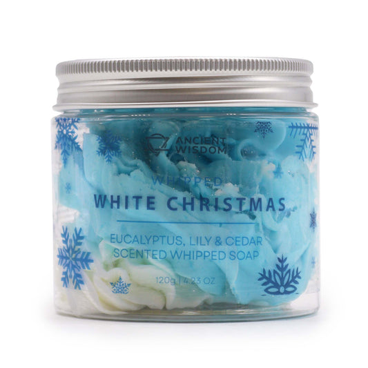 White Christmas Whipped Soap 120g - Alchem Soul