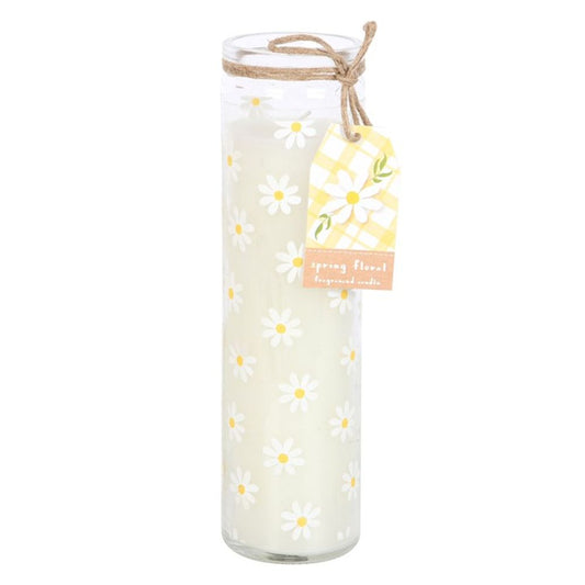 White Daisy Tube Candle - Alchem Soul