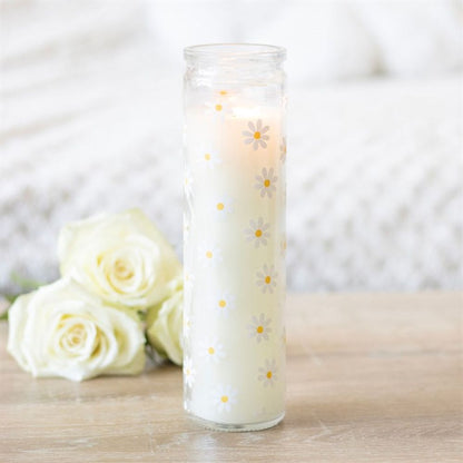 White Daisy Tube Candle - Alchem Soul