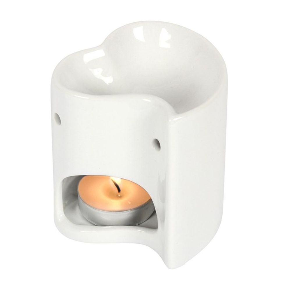 White Heart Oil Burner - Alchem Soul