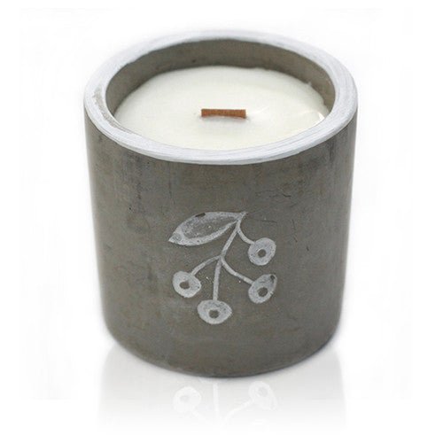 Wooden Wick Candle Med Pot - Berrys - Juniper and Sweet Gin - Alchem Soul