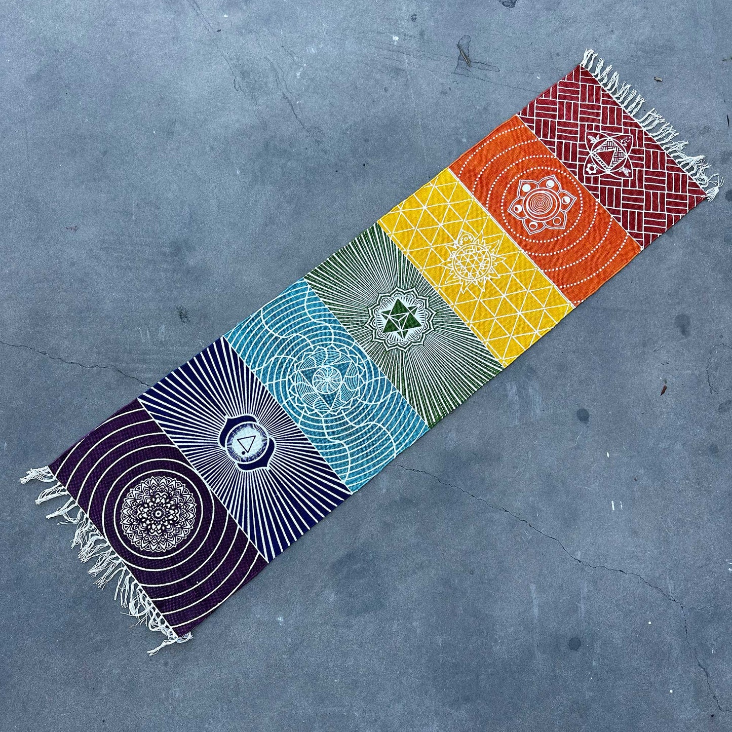 Yoga Rug - 60x200cm - 7 Chakras - Alchem Soul