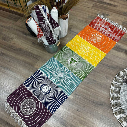 Yoga Rug - 60x200cm - 7 Chakras - Alchem Soul