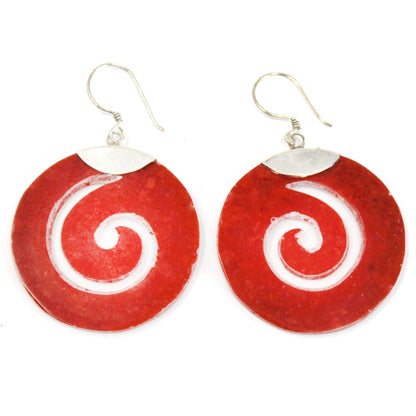 925 Silver Earrings - Scroll Design - Alchem Soul