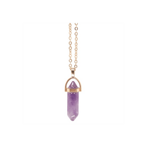 Amethyst Crystal Necklace Card - Alchem Soul