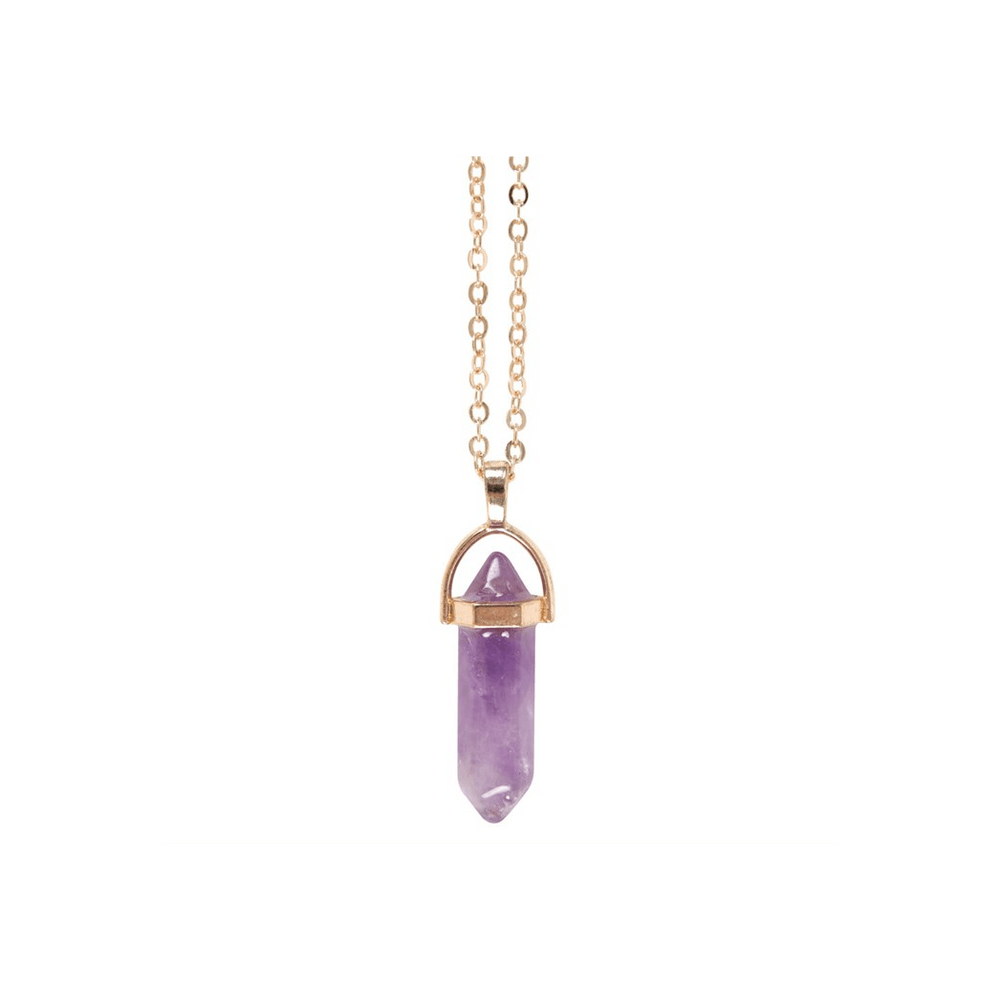 Amethyst Crystal Necklace Card - Alchem Soul