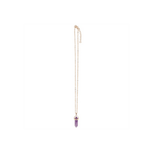Amethyst Crystal Necklace Card - Alchem Soul