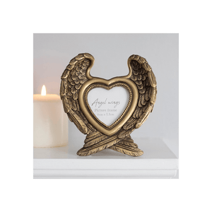 Antique Gold Angel Wing Photo Frame - Alchem Soul