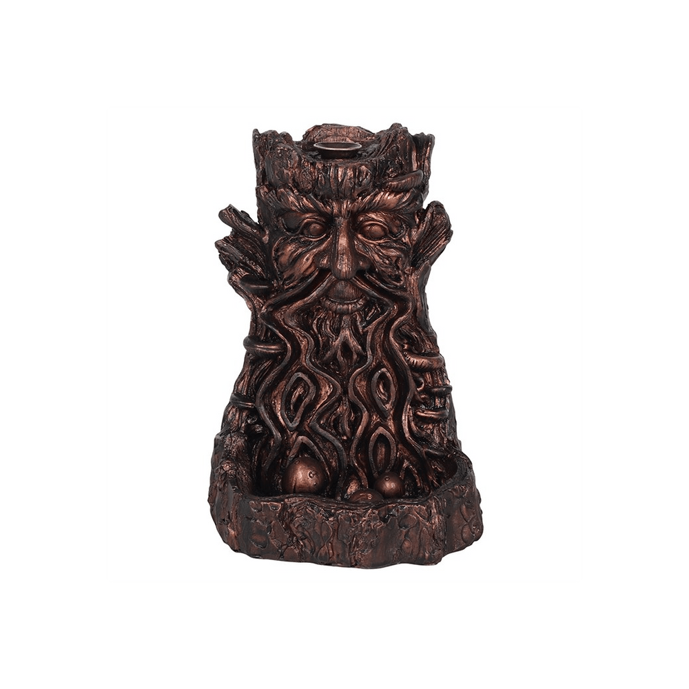 Bronze Effect Tree Man Backflow Incense Burner - Alchem Soul