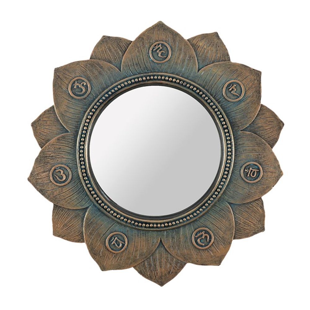 Bronze Lotus Flower Chakra Wall Mirror - Alchem Soul