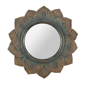 Bronze Lotus Flower Chakra Wall Mirror - Alchem Soul