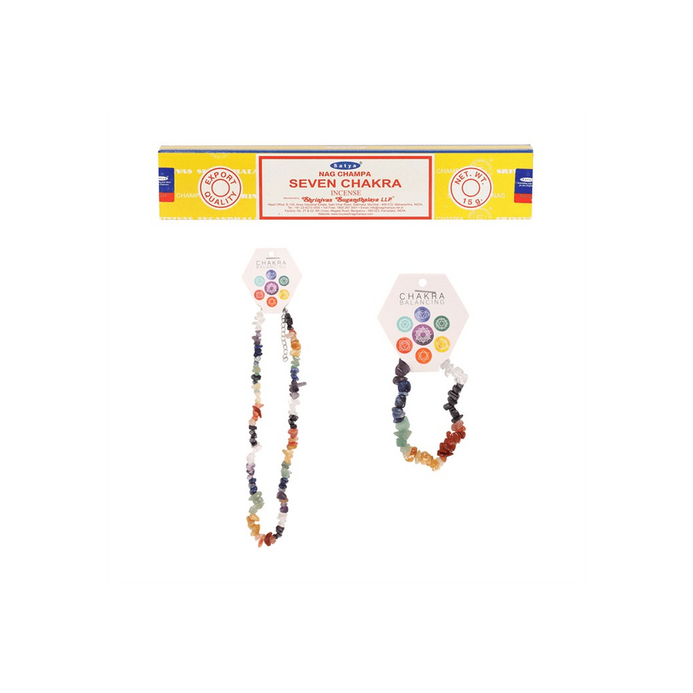 Chakra Crystal Chip Jewellery Gift Set - Alchem Soul