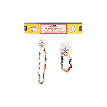 Chakra Crystal Chip Jewellery Gift Set - Alchem Soul