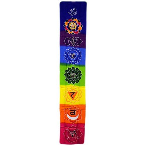 Chakra Drop Banner - Rainbow 183x35cm - Alchem Soul